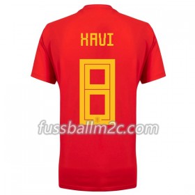 Fußballtrikots Spanien Xavi 8 Heim Trikotsatz WM 2018